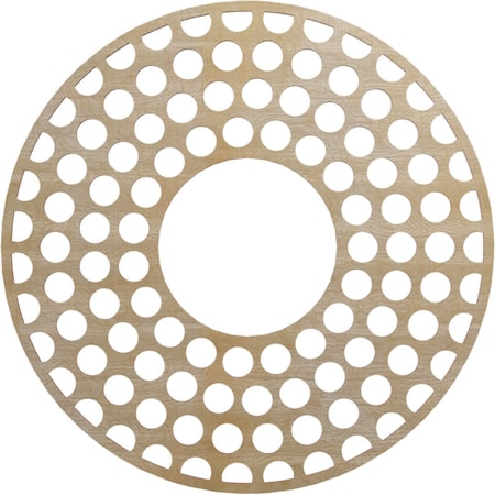 Ekena Millwork Fink Wood Fretwork Pierced Ceiling Medallion, Birch, 28"OD x 10 1/8"ID x 3/8"T CMWP28X28X0375FFBI